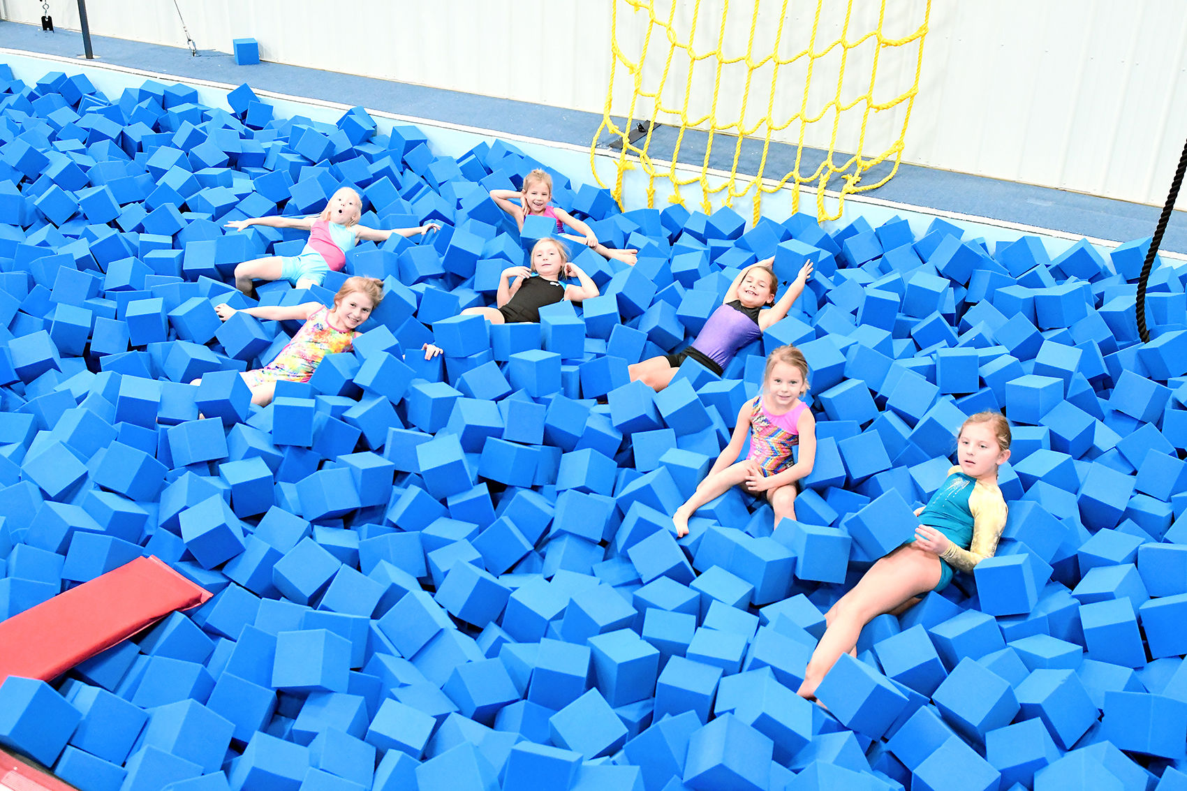 Rise Gymnastics foam pit